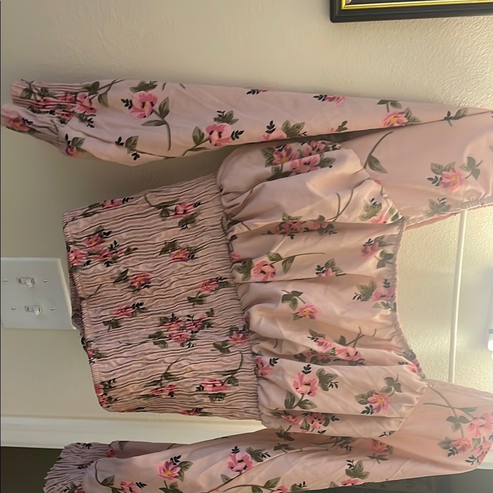 Floral Pink Blouse